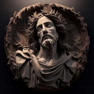 3D model jesus (STL)